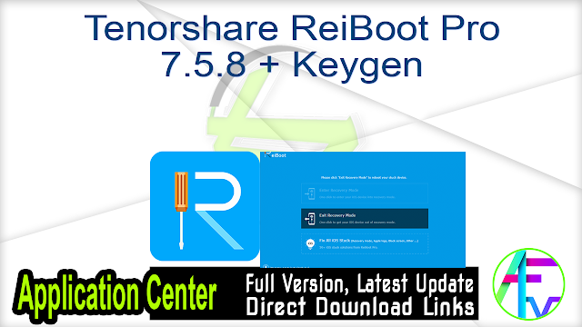 tenorshare reiboot full version free download