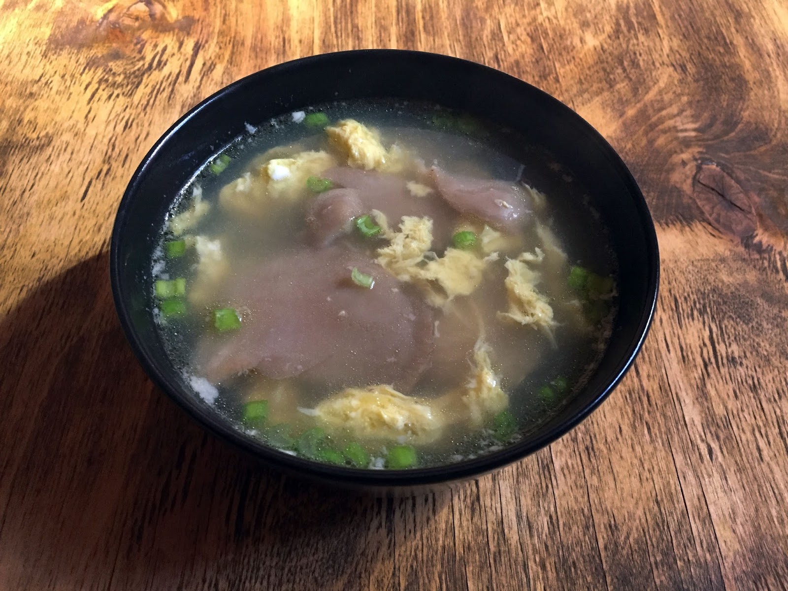 Inglourious Bananas Egg Drop Soup with Oyster Mushrooms // Zuppa con