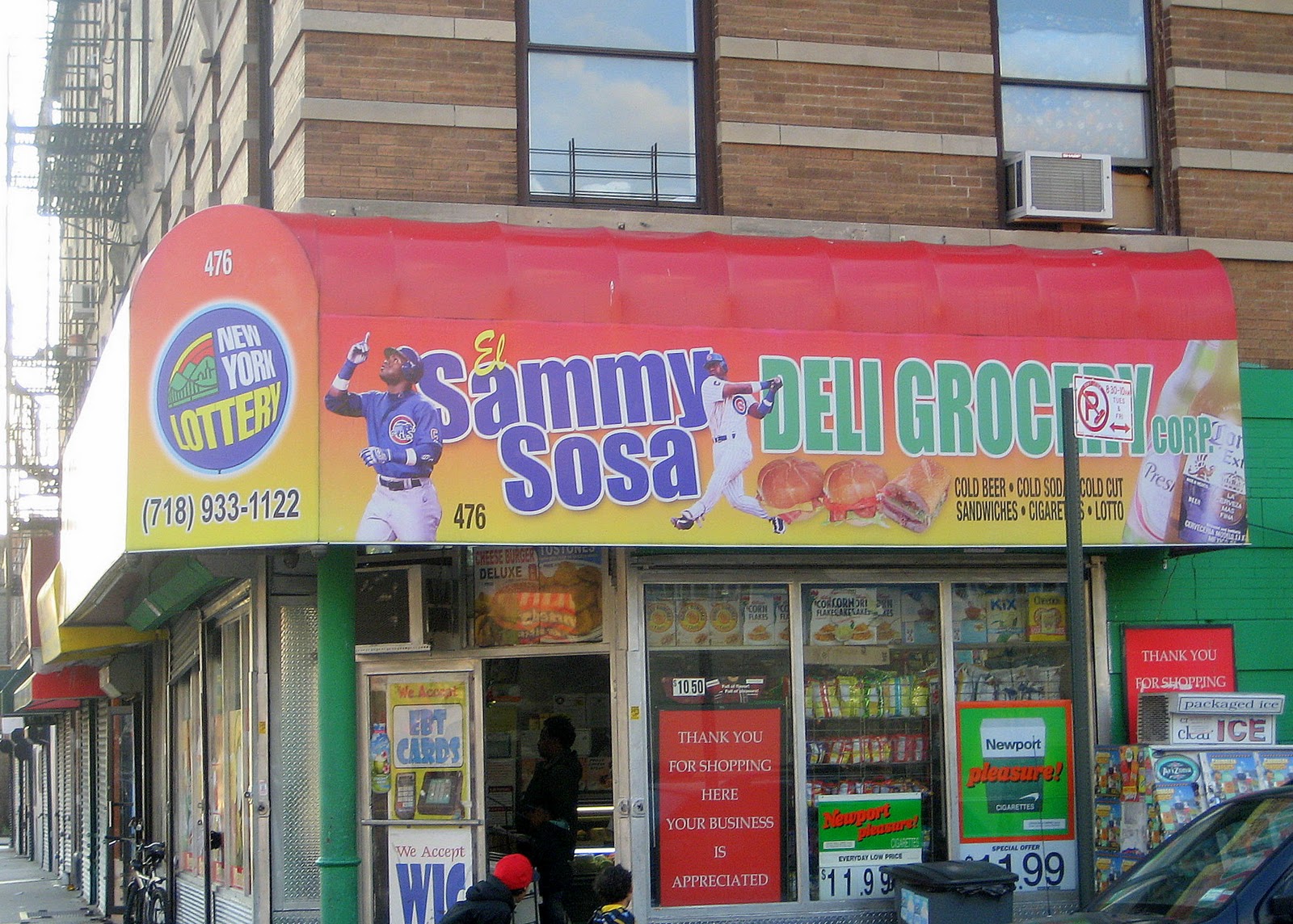 The NYC Big Adventure El Sammy Sosa Deli Things you find in the Bronx