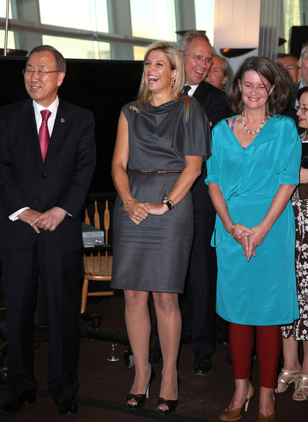 Queen Maxima opens North Delegates' Lounge at United Nations building in New York City