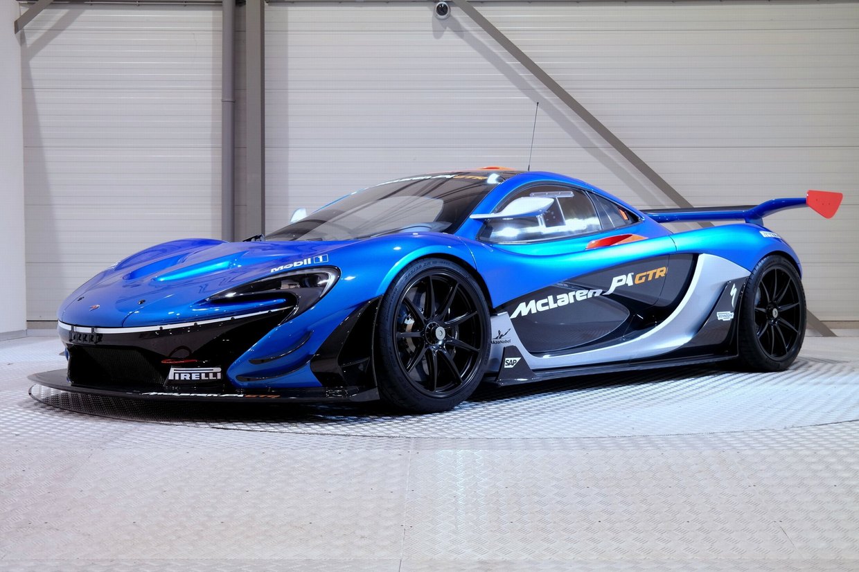 How Much Is A Mclaren P1 Gtr Beautiful Bright Blue, Road-Legal, McLaren P1 GTR For Sale | Carscoops