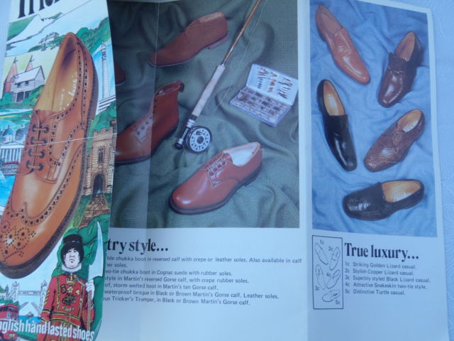 Tricker’s shoe brochures