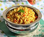 Kuthiraivali Carrot Rice, Barnyard Millet Carrot Rice Kuthiraivali Carrot Rice, Barnyard Millet Carrot Rice