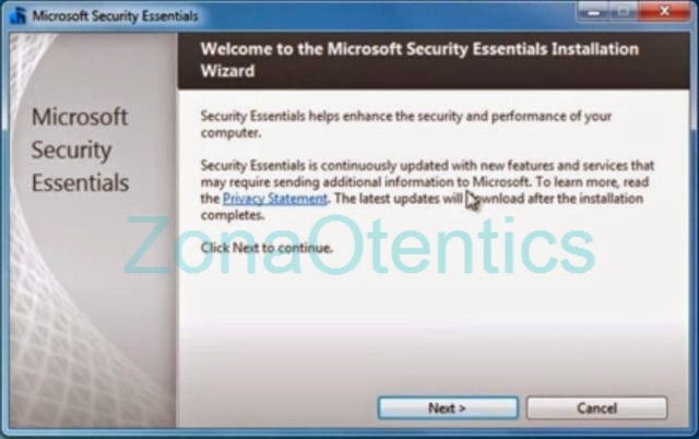 Microsoft essential security x64