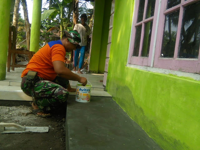 Rumah Kusnah Mulai Bersinar Berkat TMMD Kodim Klaten