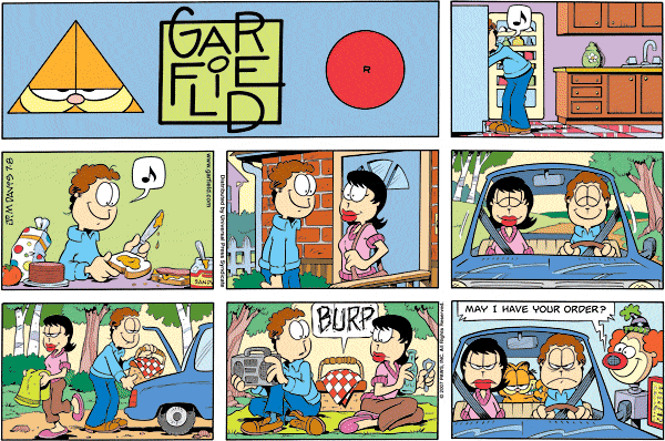 Best of Garfield death strip strip Garfield death