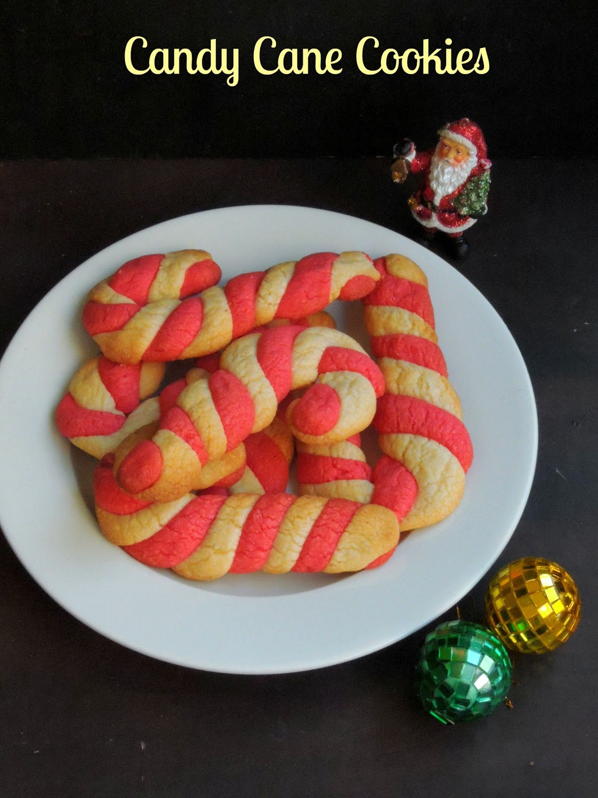 Priya's Versatile Recipes Christmas Candy Cane Cookies