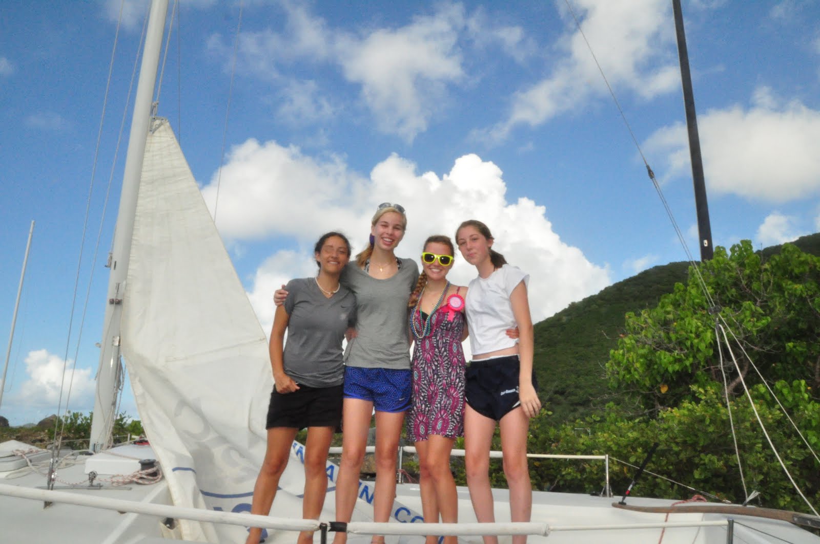 Lundy Charters Adventure Travel And Crewed Charters Sail BVI Girls
