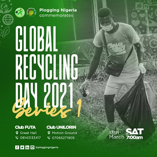 Plogging Nigeria marks Global Recycling Day 2021 (1)