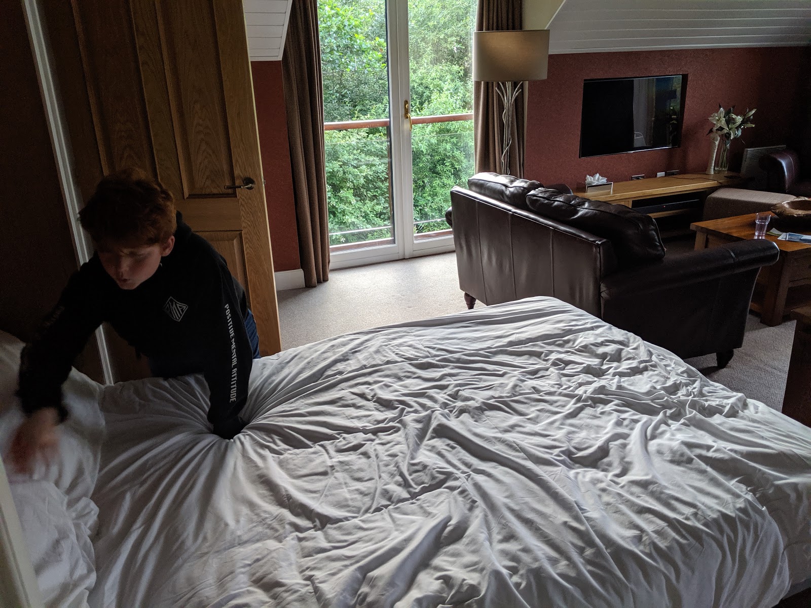 A Short Break at Cameron Lodges, Loch Lomond - lodge 116 sofa bed 