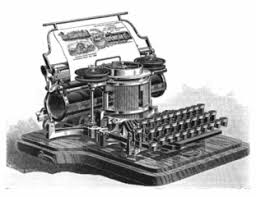 World's first typewriter