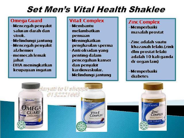 Vitamin Yati: Vitamin Shaklee Untuk Lelaki yang 