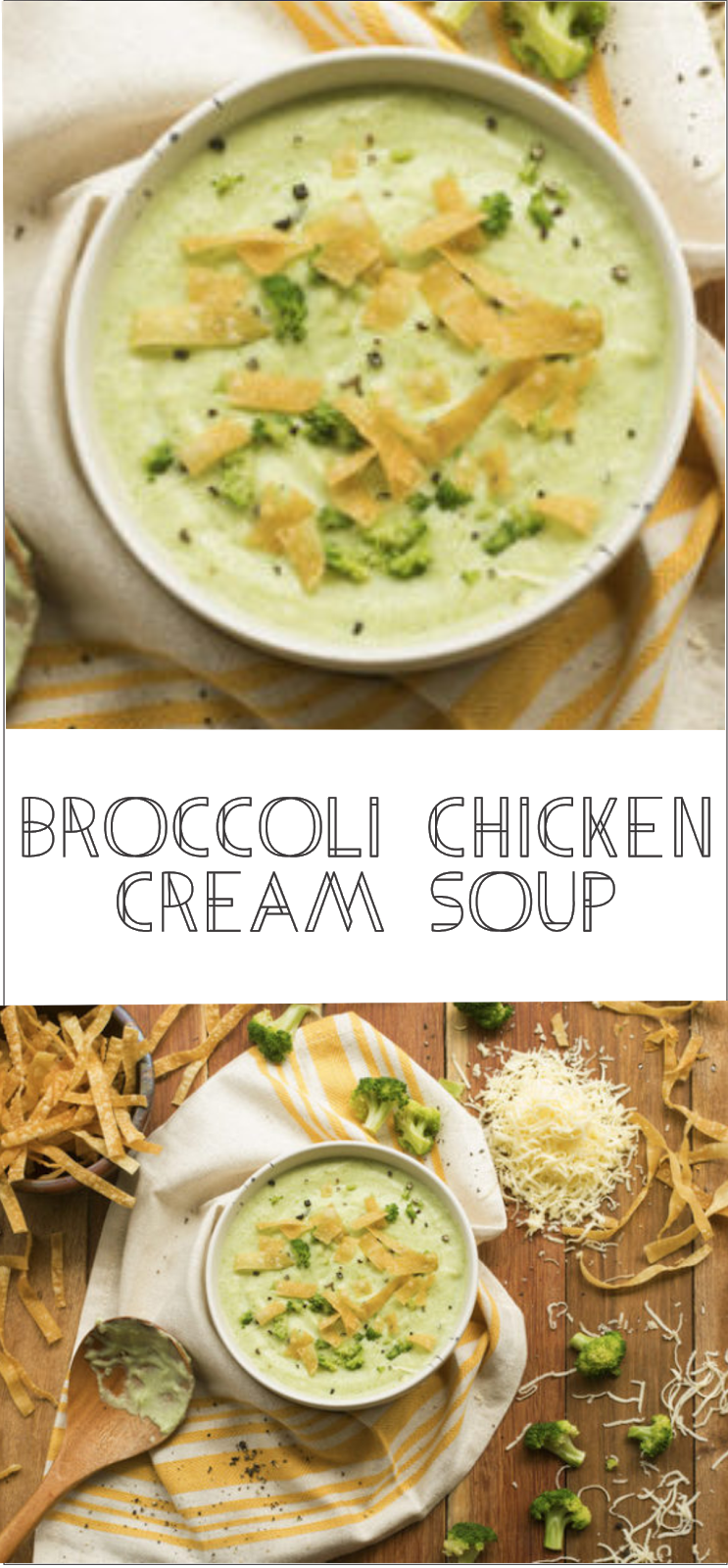 Broccoli Chicken Cream Soup Floats CO