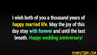 Happy Anniversary wishes for couple