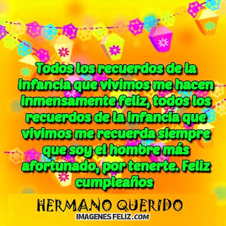 Feliz CumpleaƱos Hermano
