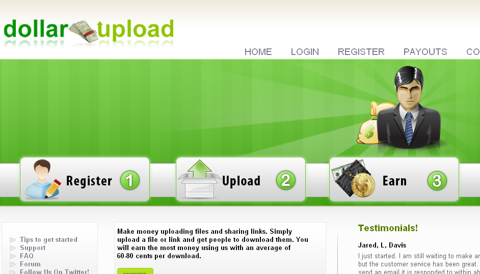 earn money from downloading files How to earn money by uploading files earn 21$ on 1000 downloads.