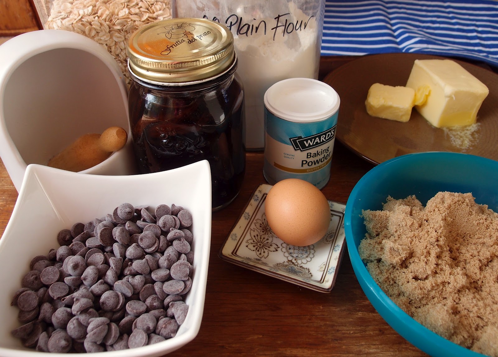 Milk and Honey Choc Oatmeal Cookies