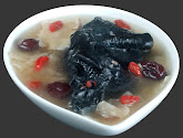 black chicken soup