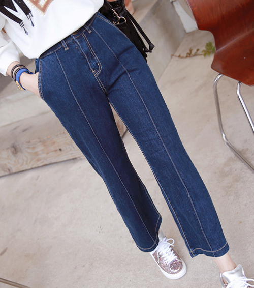 [Miamasvin] Pintucked High Waist Jeans | KSTYLICK - Latest Korean ...