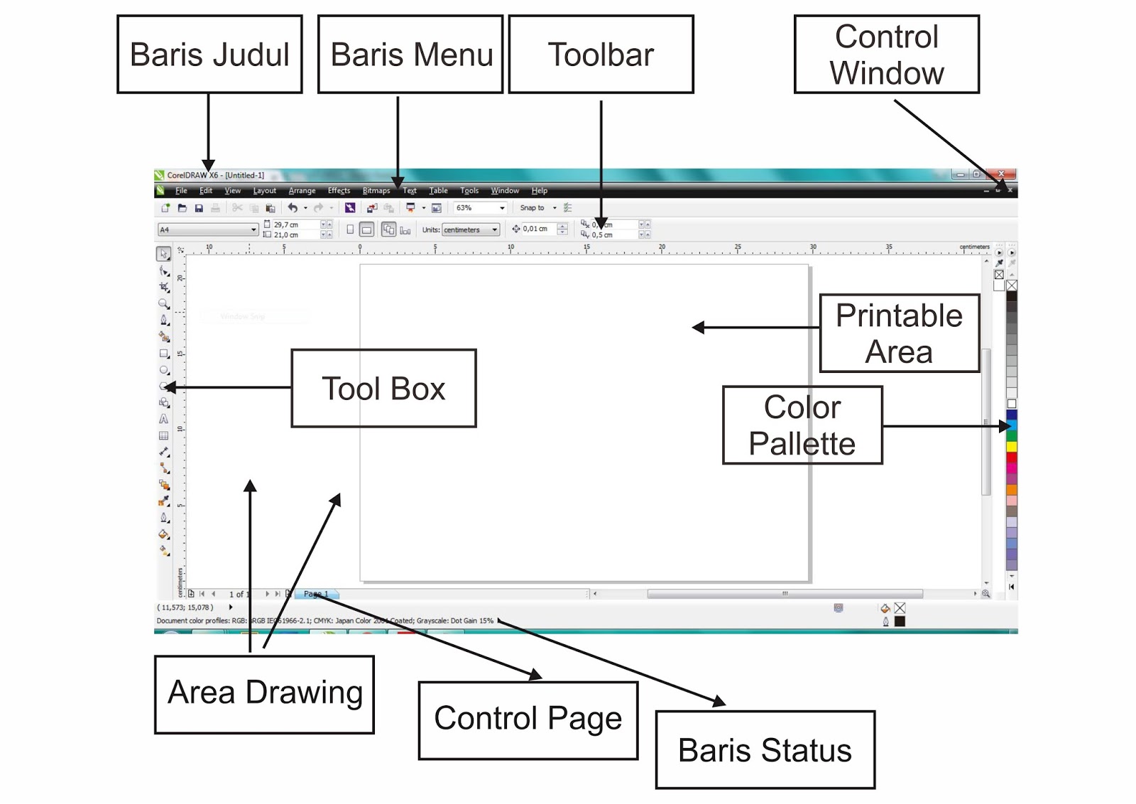 Dasar-Dasar / Pengenalan Corel DRAW ~ Komputer Tuts