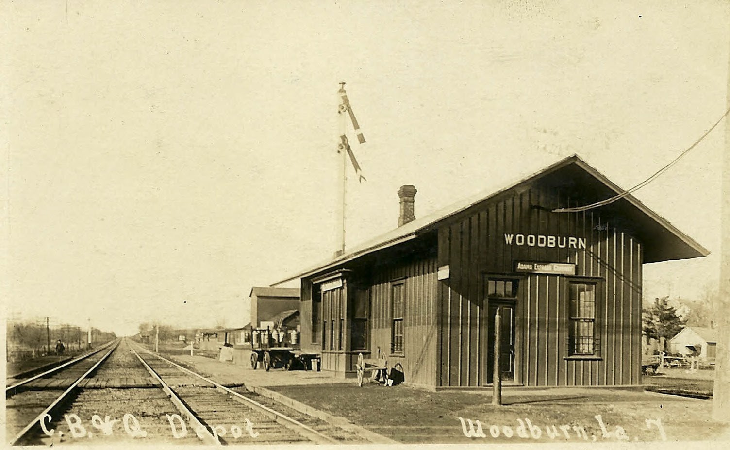 Woodburn, Iowa History Railroad and Depot