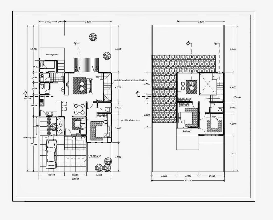 Desain Rumah Minimalis 2 Lantai Type 120 - Gambar Foto 