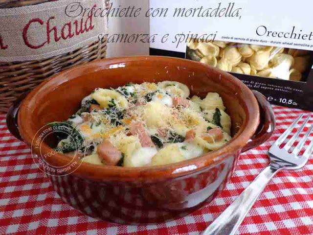 orecchiette_forno_spinaci_mortadella_scamorza_affumicata