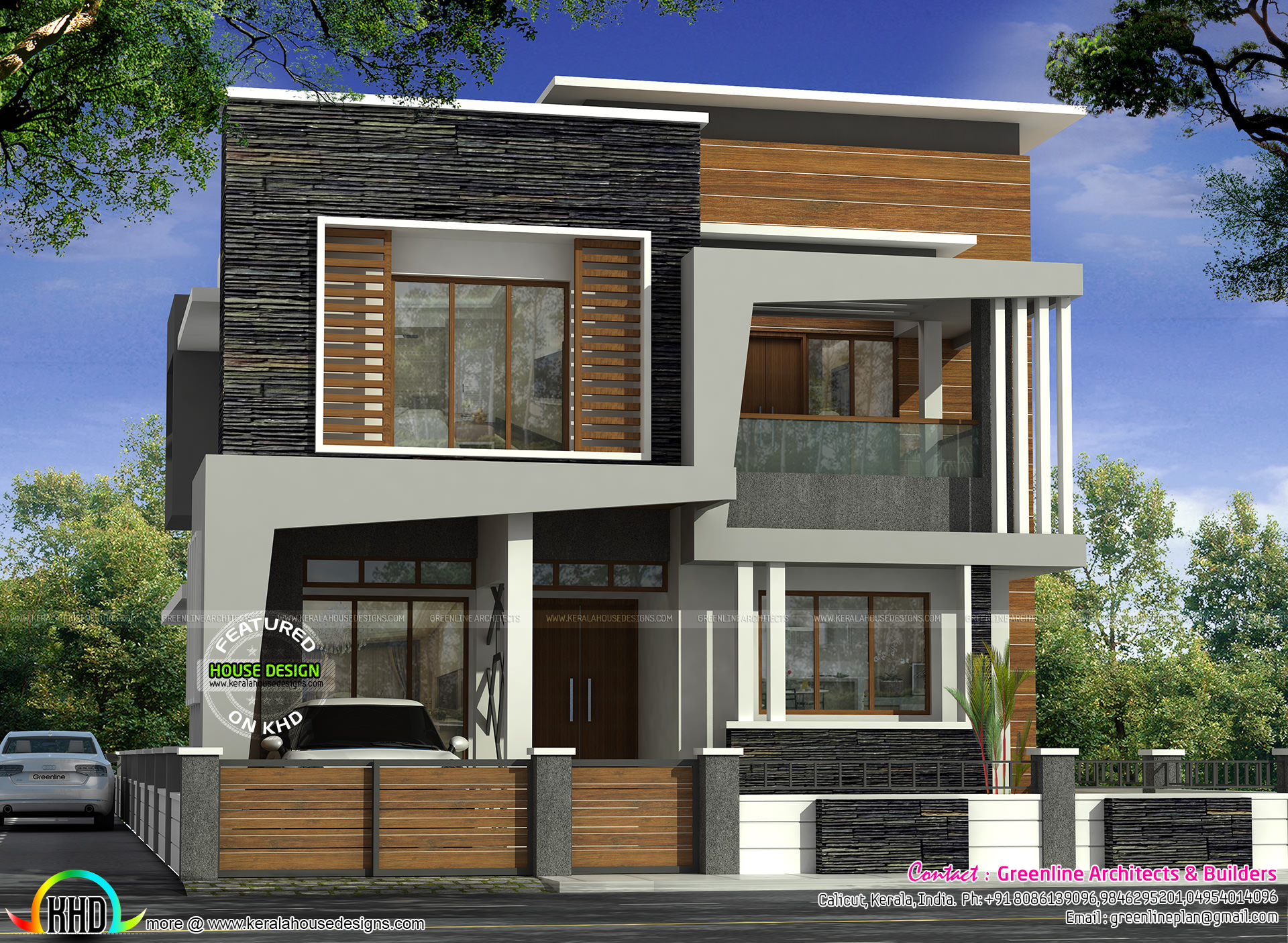 40x50 Modern Kerala home  architecture Kerala home  design  