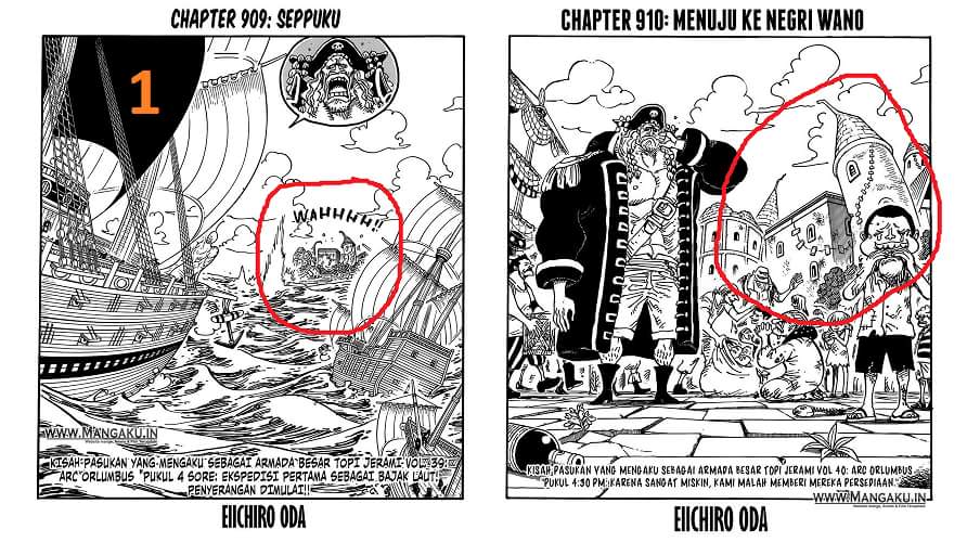 4 Facts In Manga One Piece Chapter 910 Onwards To The Wano Country Opopnomi