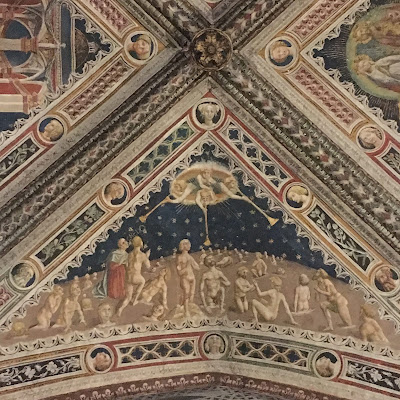 Battistero di Siena: affreschi del Credo di Lorenzo il Vecchietta, terza campata