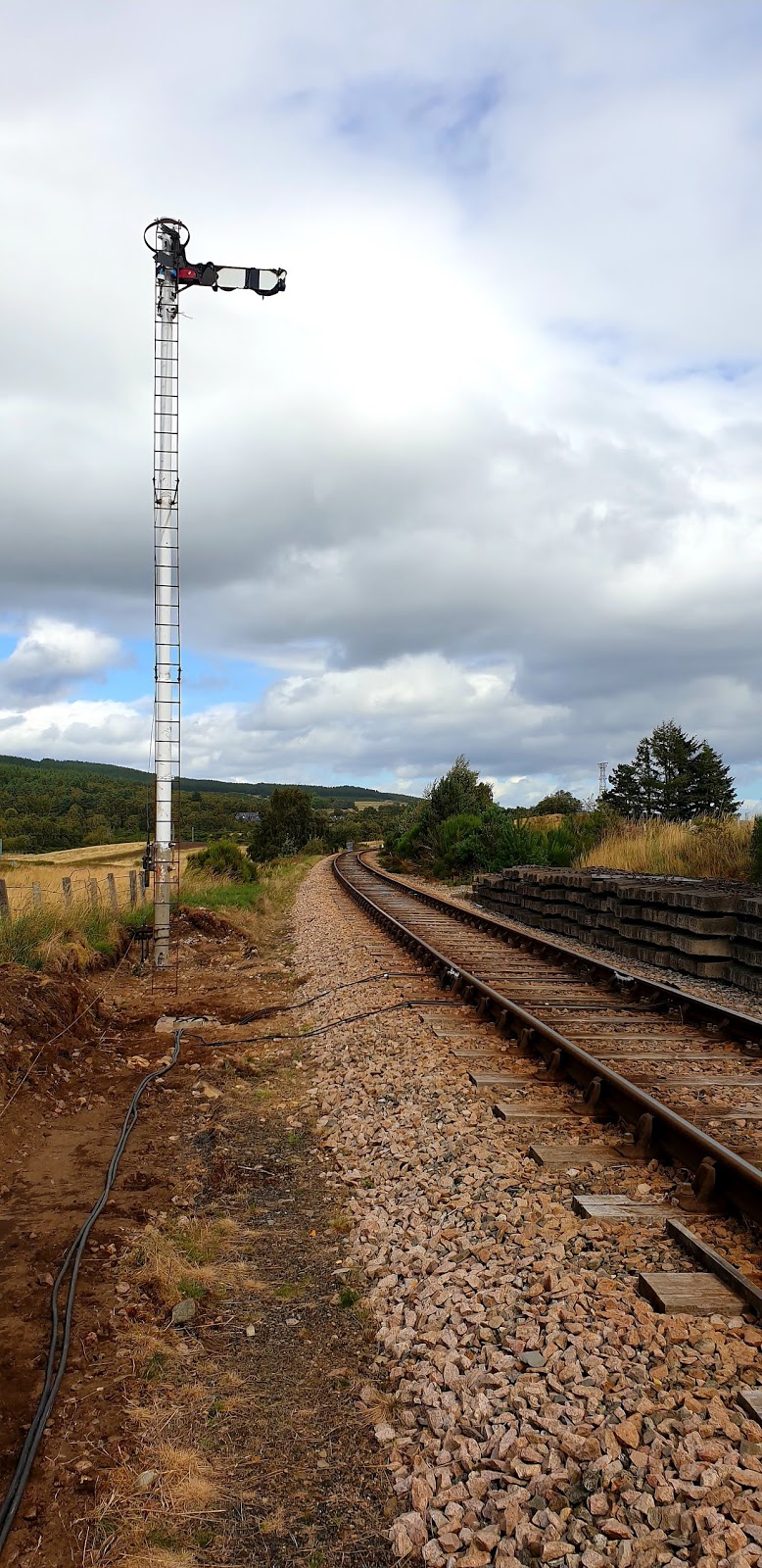 Signalling at the Strathspey Railway Track circuits