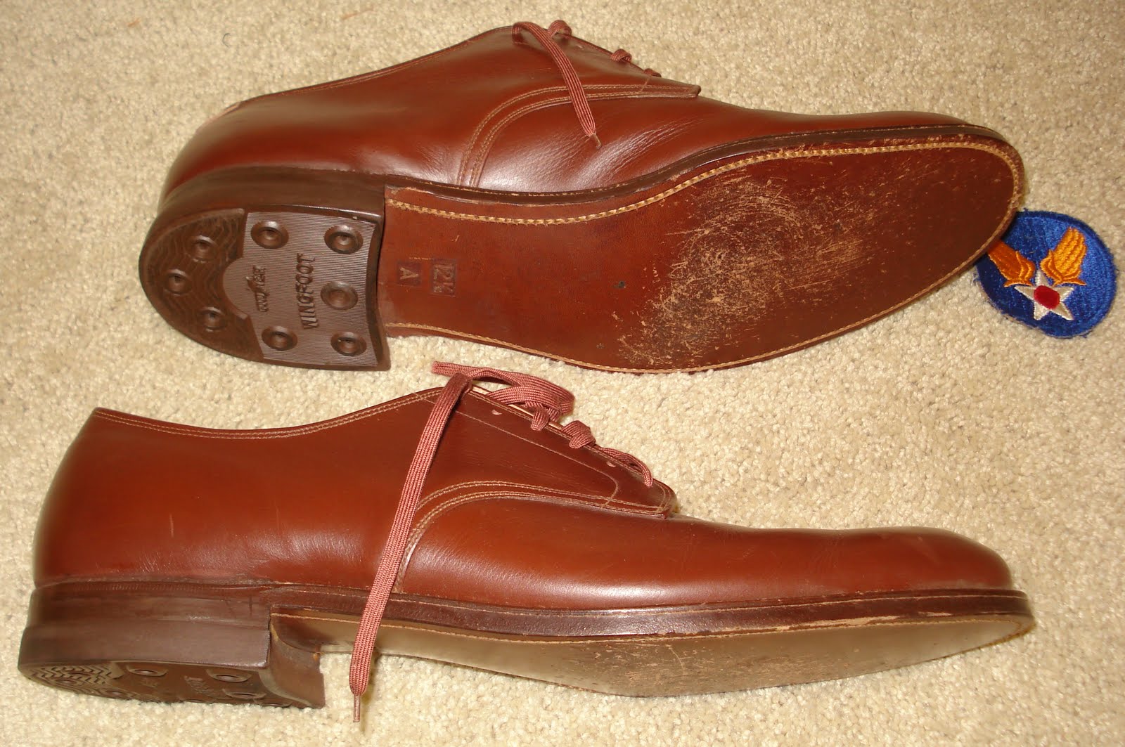 Nostalgia on Wheels: WWII USAF Officer Shoes with Goodyear Heels