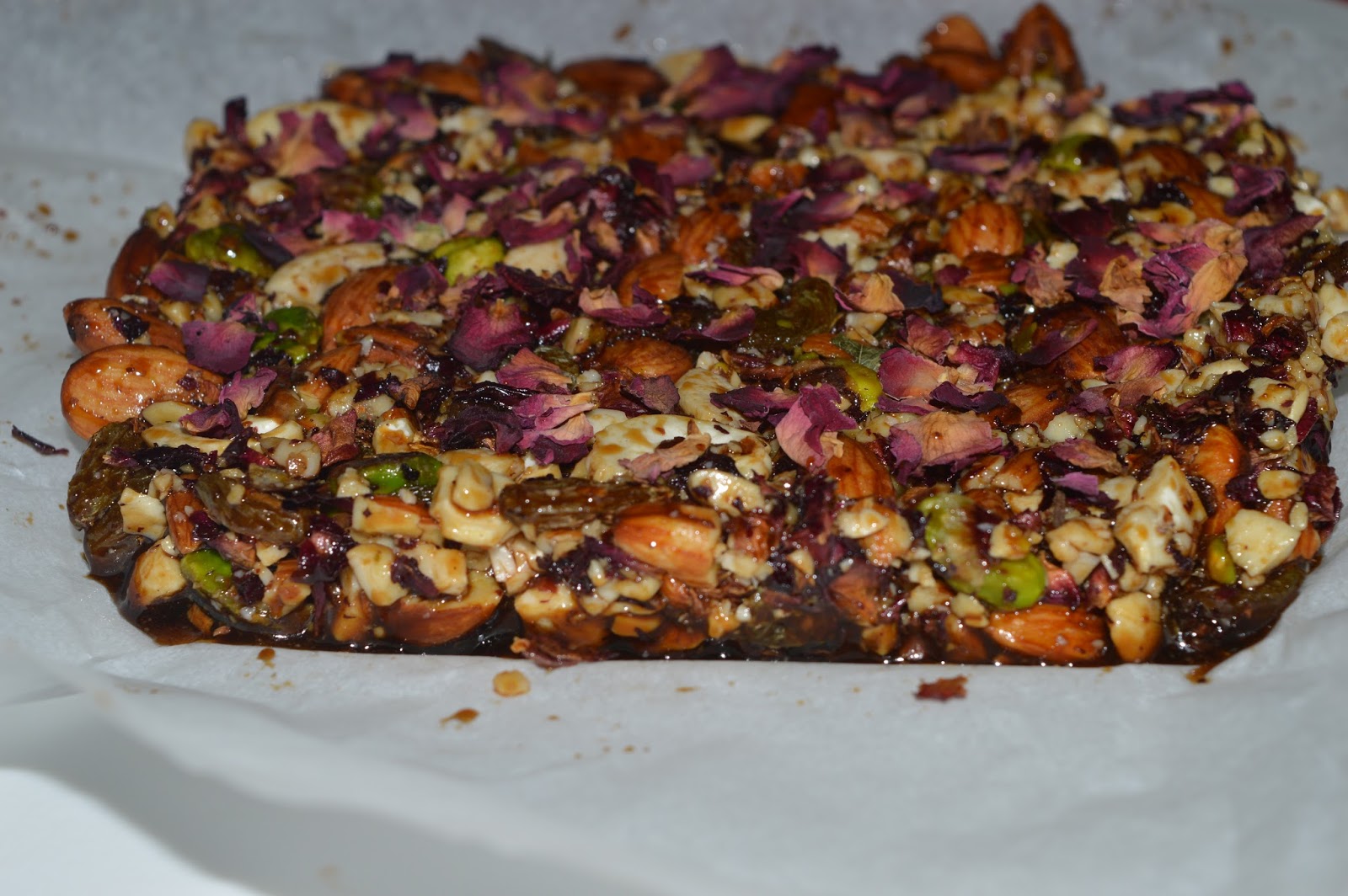 exoticneasy cooking Dry Fruit Chikki with Coconut Sugar