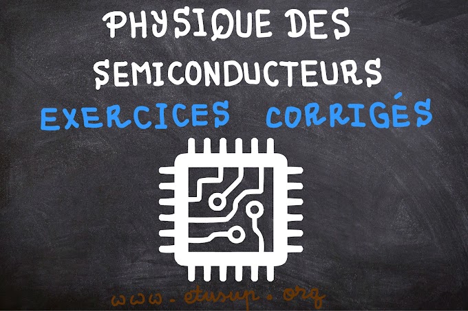 exercices corrigés semi conducteur pdf