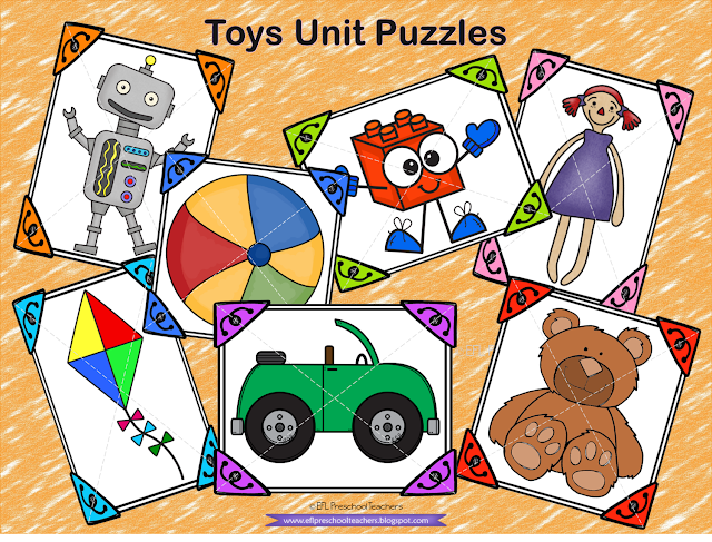 Toys unit puzzles