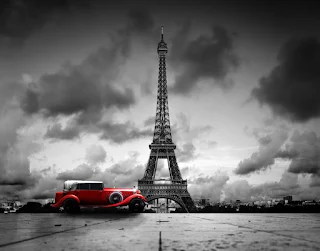 صور سوداء فخمة لبرج ايفل فى باريس