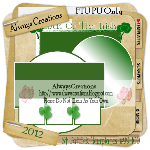 ftu scrap kits st patricks day