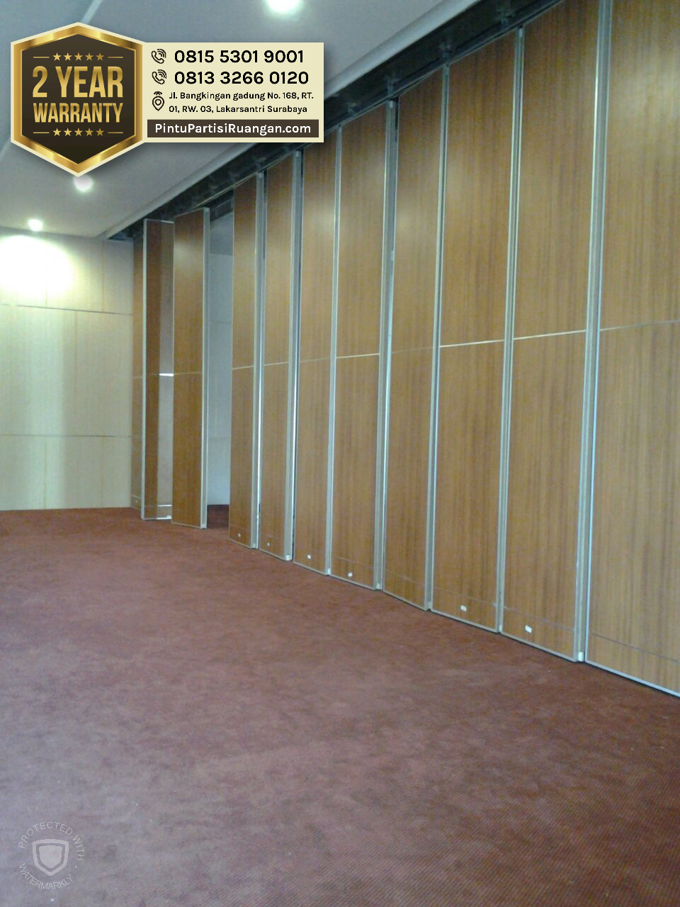 Jual Pintu Lipat Partisi di Jayapura (Samowa, PVC, Nice Plywood)