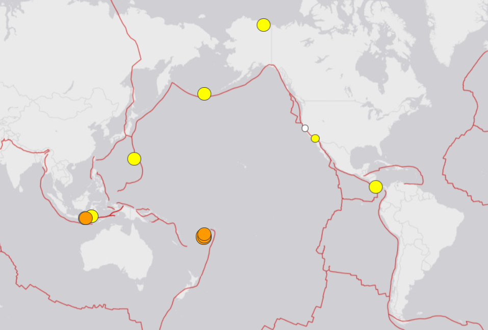Watcher's Lamp Ring of Fire Earthquakes