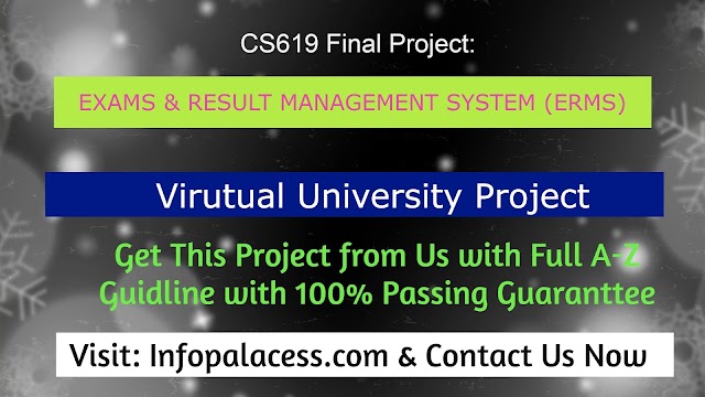 CS619- Exams & Result Management System (ERMS) Final Project