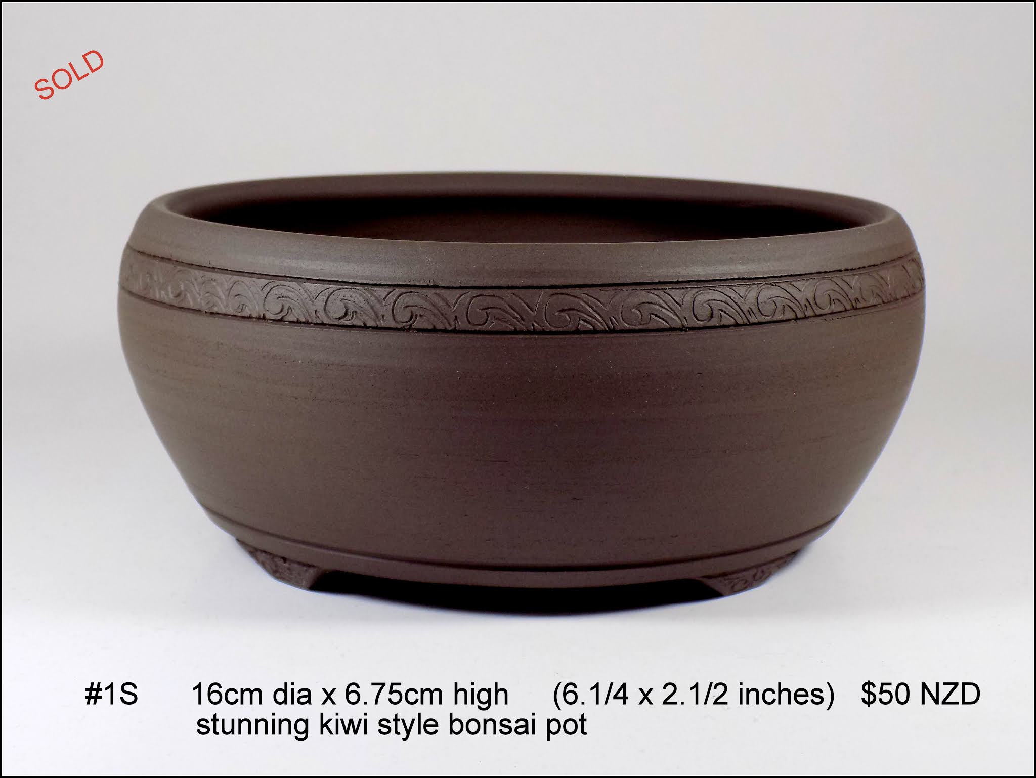 Fionna's Bonsai Pots, Kiwi Made, In New Zealand Small