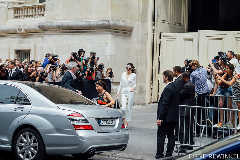 Kendall Jenner at the Chanel Show in Paris