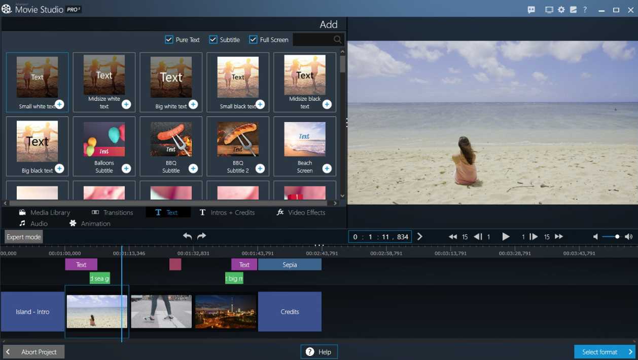 Ashampoo Movie Studio Pro 3.0.3 capture