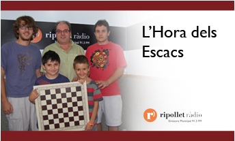 "L'hora dels escacs", a Ripollet Ràdio