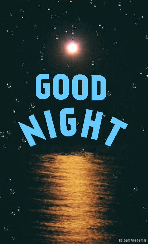 Moon and sea, good night gif - sözleri - SÖZBUL.NET