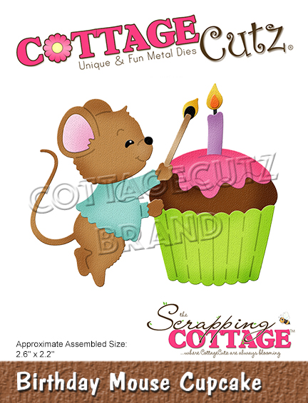 CottageCutz: Birthday Mouse & Cupcake