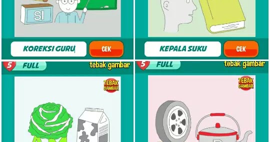 Kunci Jawaban Tebak Gambar Terbaru Level 6 Dunia Sekolah