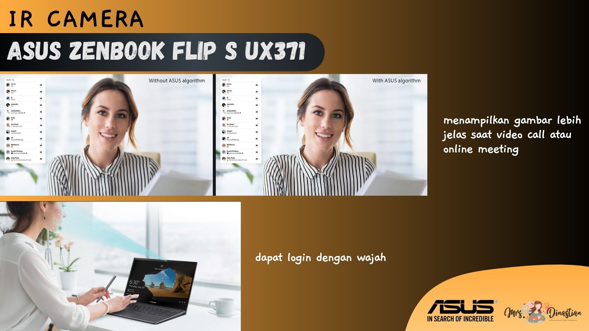 IR Camera ASUS Zenbook Flip S UX371