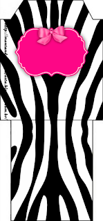 Bolsita de Té de Zebra y Rosa. 