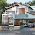 Slanting roof house design by SR designers